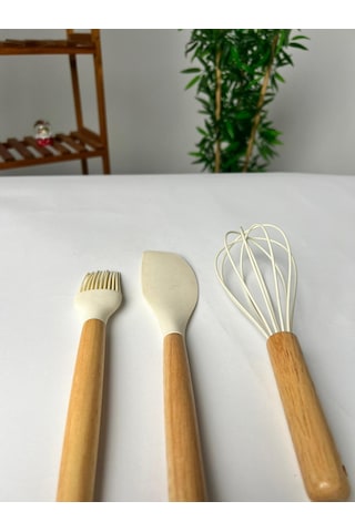Favora 3lü Silikon Servis Seti - Krem