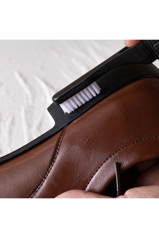 Homyl Unısex Yetişkinler Için Ayakkabı Bakımı Ve Lehçe Kiti Siyah