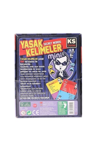 Ks Games Mini Yasak Kelimeler Kutu Oyunu