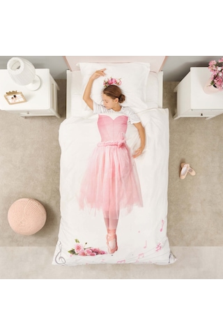 Karaca Home Young Ballerina %100 Pamuk Tek Kişilik Nevresim Takımı