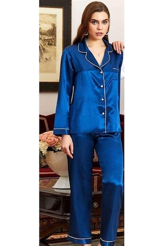 Jeremi 6526 2'Li Çeyizlik Ipek Saten Pijama Takımı