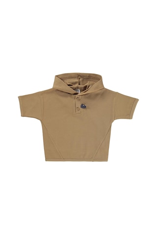 Civil Baby Kapüşonlu 6-18 Ay Takım - Kahverengi Camel