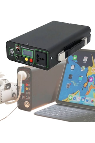 Enerjitem 30w Güneşten Şarj+300w Sessiz Güç Kaynağı100.000mah