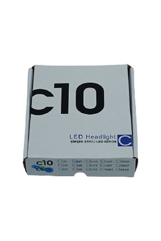 C10 Xenon Led Ampul H4 12v / 40w / 10000 Lumens