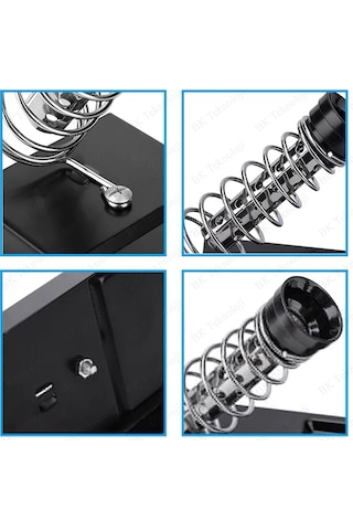 Yüksek Kalite Metal Tabanlı Yaylı Havya Tutucu Destek Standı