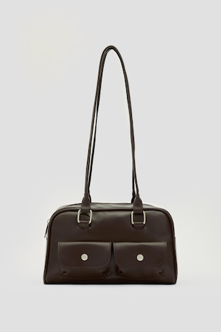 Rhan Retro Baget Çantası Kahve Kahve