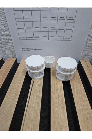 Portatif İlaç Kutusu Beyaz