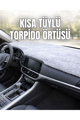 Kısa Tüylü Torpido Koruma Örtüsü, Güneşten Korur, Çatlak Önleyici Örtü Açık Gri