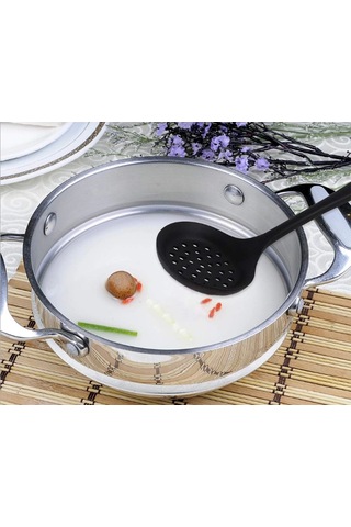 Burcummm Silikon Uzun Kevgir Siyah Çok Renkli