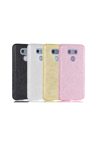 LG Uyumlu G6 Kılıf Zore Shining Silikon Mor