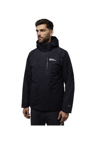 Jack Wolfskin Jasper 3ın1 Jkt M Erkek Outdoor Mont A61858-6000 Siyah