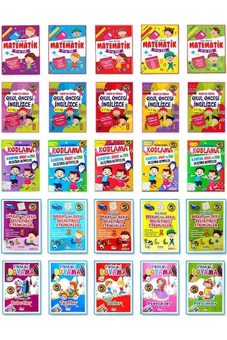 Okul Öncesi Eğitim Seti 25 Kitap