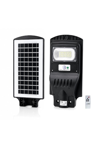 100w - 6500k Solar - Güneş Enerjili Sokak Lambası - Armatür Sensörlü Bahçe-balkon-sokak Ars-348964 5250