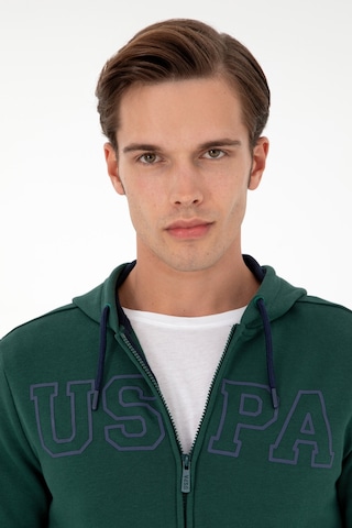 U.s. Polo Assn. Erkek Koyu Yeşil Sweatshirt 50295172-vr079 Koyu Yeşil