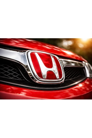 Honda Civic Fd6 2006-2012 Model Uyumlu Ön Kırmızı Logo Oem Kalite