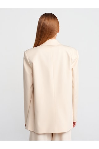 Dilvin 60759 Blazer Ceket-bej Bej