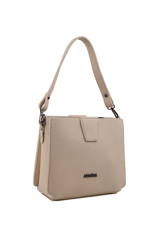 Kare Küçük Boy Kadın Kol Çantası- 22 X 20 X 10 - 03154 - 22 X 20 X 10 / Krem Çok Renkli