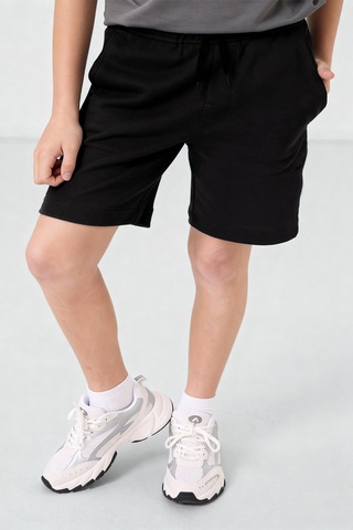 Tommylife Siyah Standart Fit Basic Erkek Çocuk Şort - 11284 Siyah