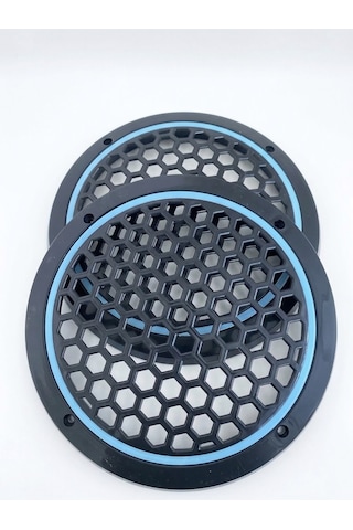20cm Buz Mavisi Neon Ledli Hoparlör Kapağı