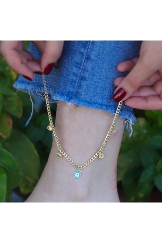 Altın Kaplama Gümüş Dilek Halhalı Gümüş