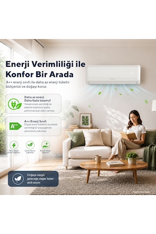 Kumtel Sugi KMSAC-18 18000 Btu A++ Inverter Duvar Tipi Klima