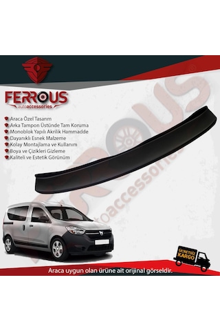 Dacia Lodgy Dokker Arka Tampon Üstü Koruyucu N11.14381