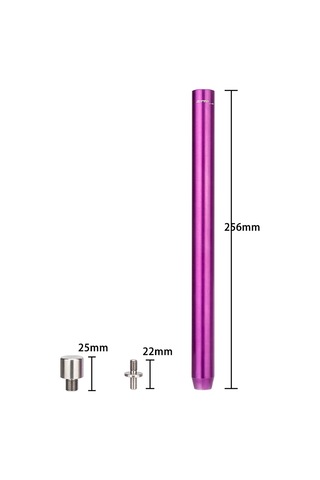 Geeroyoo Ztto Bisiklet Ön Çatal Çekirdek Çıkarıcı, Alüminyum Alaşım, Mor Renk, 256mm Mor