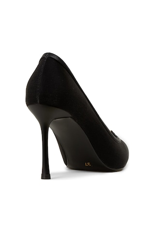 Deery Kadın Siyah Özel Doku Stiletto - V0t30zsyhm01 siyah