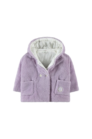 Civil Baby Kız Bebek Kapüşonlu Mont 6-18 Ay Lila 21330f888k31-2 Lila