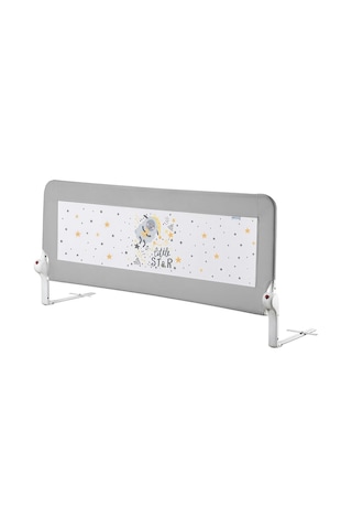Wellgro 150 65 Cm Gri Desenli Yatak Bariyeri, Yatak Korkuluğu