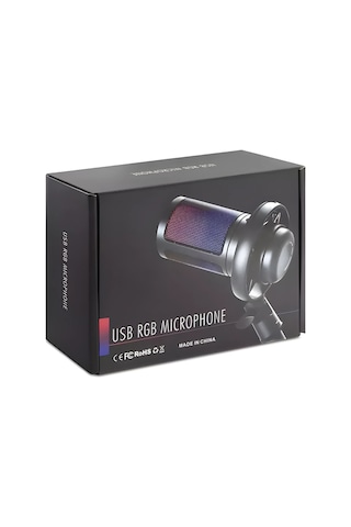 Voıcerec S24 Profesyonel Rgb Usb Kondansatör Mikrofon 192khz/24bit Kayıt Seti Type-c