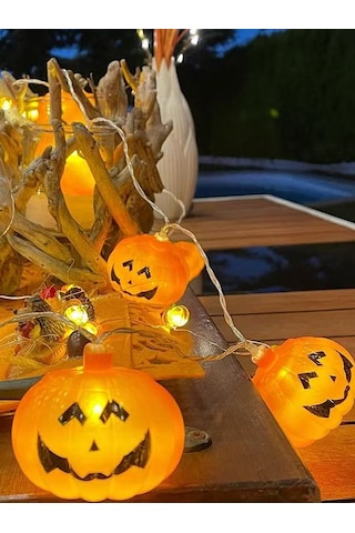 Halooween Balkabağı Led Işık Pilli Diğer