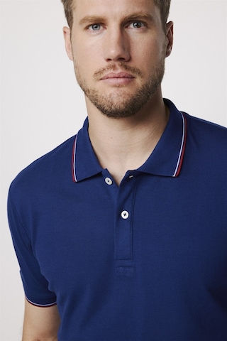 Tudors Erkek Polo Yaka Slim Fit Yaka Ve Kol Şeritli Pike Lacivertvert Tişört-27647-Lacivertvert Lacivert