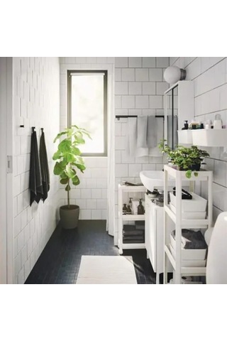 4 Katmanlı Banyo Mobilya Depolama Rafı Çamaşır Odası Diğer