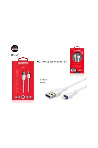 Subzero Apple iPhone Uyumlu Cl55 1.8A Şarj Data Kablosu