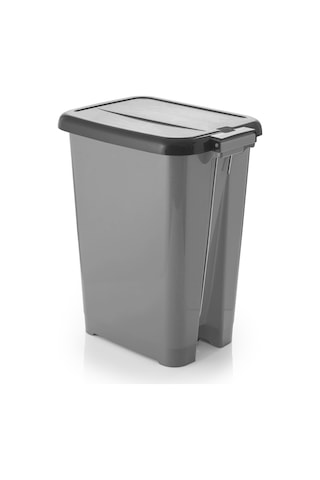 SLIM PEDALLI ÇÖP KOVASI 50 LT Gri
