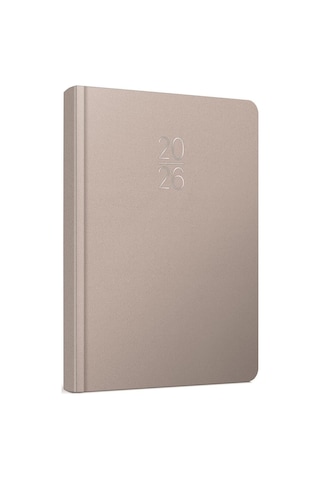 Gıpta 2026 Günlük Çizgili Ajanda 17x24 Cm 107-eck Gri Gri