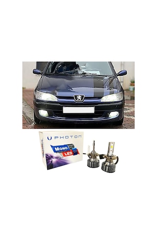 Peugeot 306 Led Xenon Uzun Far Ampulü H7 Mono Yeni Seri Beyaz 1996+