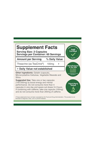 Theacrıne 100 Mg 60 Kapsül