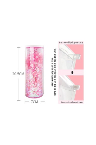 Hesap Makineli Kumlu Kalem Kutusu Manyetik Kapaklı Kaiyi