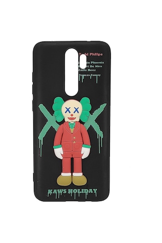 Nettech Xiaomi Redmi Note 8 Pro Uyumlu Joker Case Arka Koruma Kılıf - Siyah Siyah