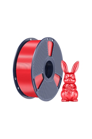 Sunlu Kırmızı Silk Pla+ Filament - 1.75mm - 1 Kg
