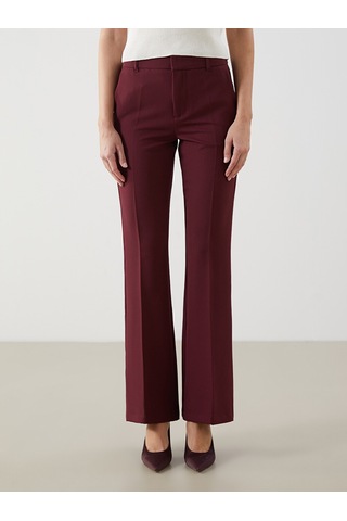 Lcw Vision Bordo Dar Fit Kadın Pantolon