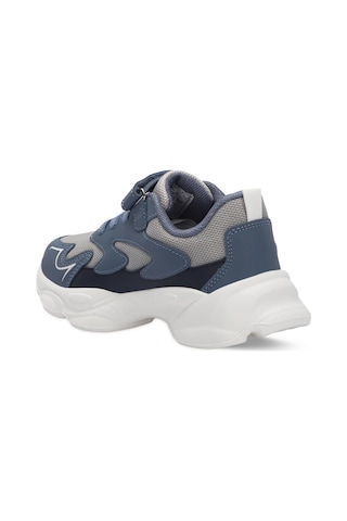 Slazenger PARIS Çocuk Cırt Cırtlı Mavi Sneaker