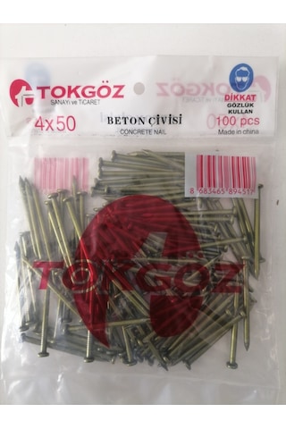 Beton Çivisi 4x50 1 Paket 100 Adet