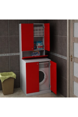 Palmira Çamaşır Makinesi Dolap Takımı