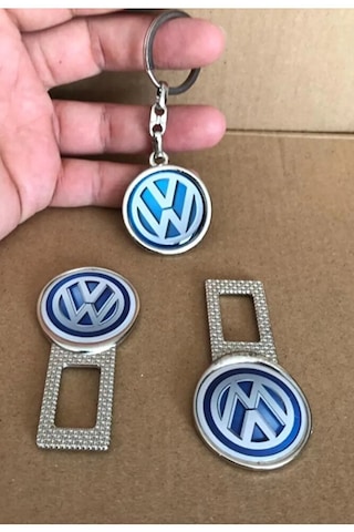 Volkswagen Uyumlu Ses Susturucu Metal Toka 1 Çift Ve 1 Adet Anaht