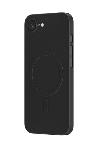 Apple Uyumlu iPhone 16e Kılıf M-safe Şarj Özellikli Amazingthing Minimal Air Serisi Kapak Siyah