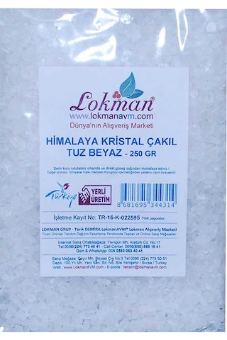 Lokman Tuz Karabiber Değirmeni Yeşil + Himalaya Çakıl Tuzu Beyaz 250 G