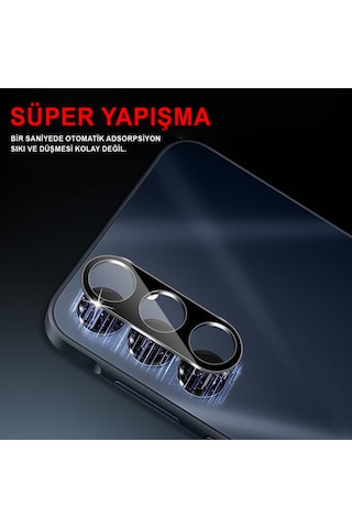Samsuıng Galaxy A16 Uyumlu Kamera Lens Koruyucu Dayanıklı Kamera Koruyucu